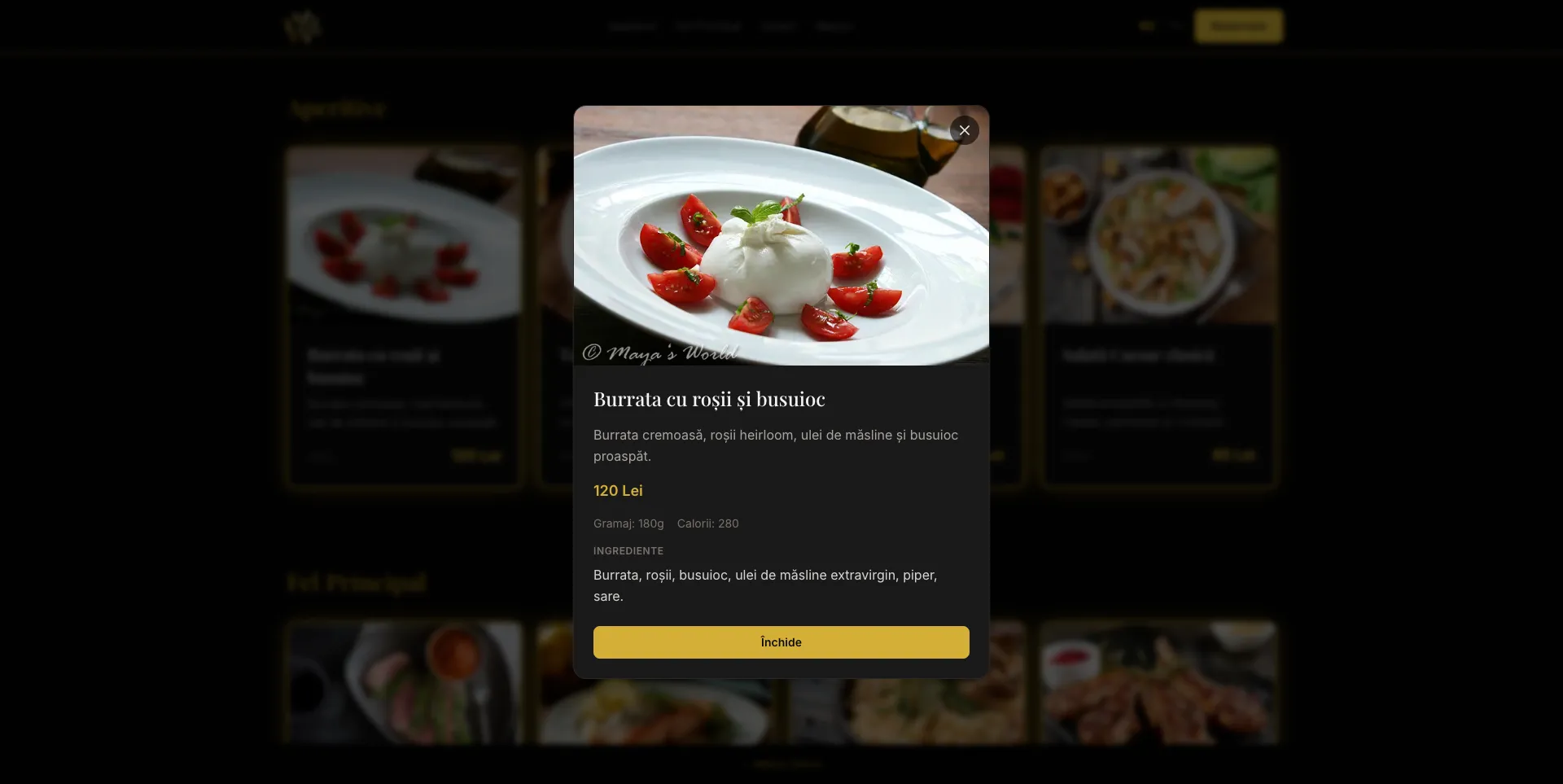 Creare Site Restaurant & Meniu Digital QR | Webora - Screenshot 6